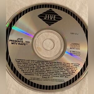 Jive Yo MTV Raps CD